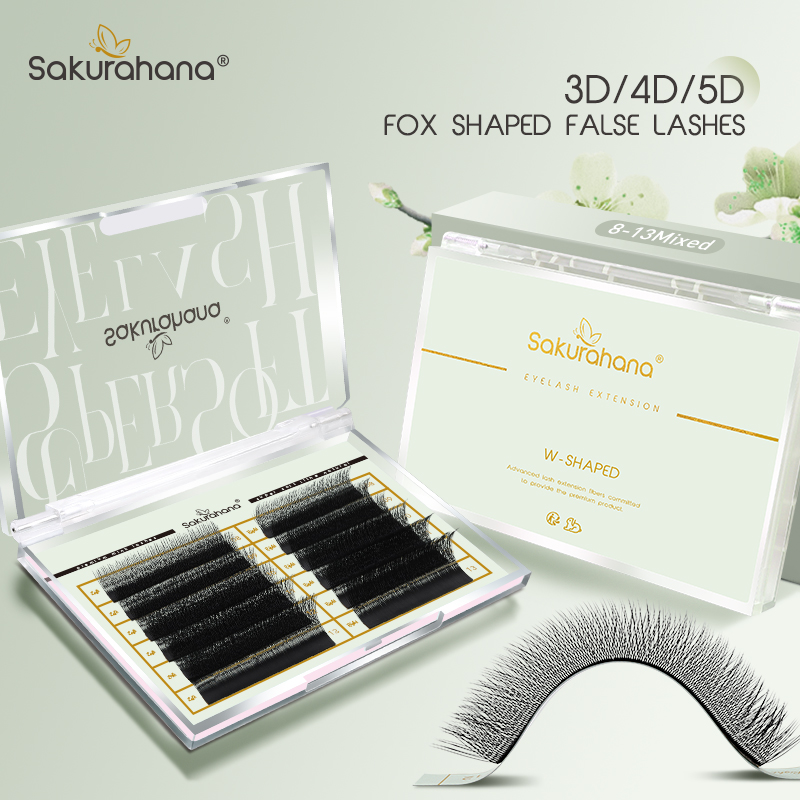 SAKURAHANA Fox 3D 4D 5D Shaped – Eyelash Extension Volume Cat Eye Bewertung und Preis