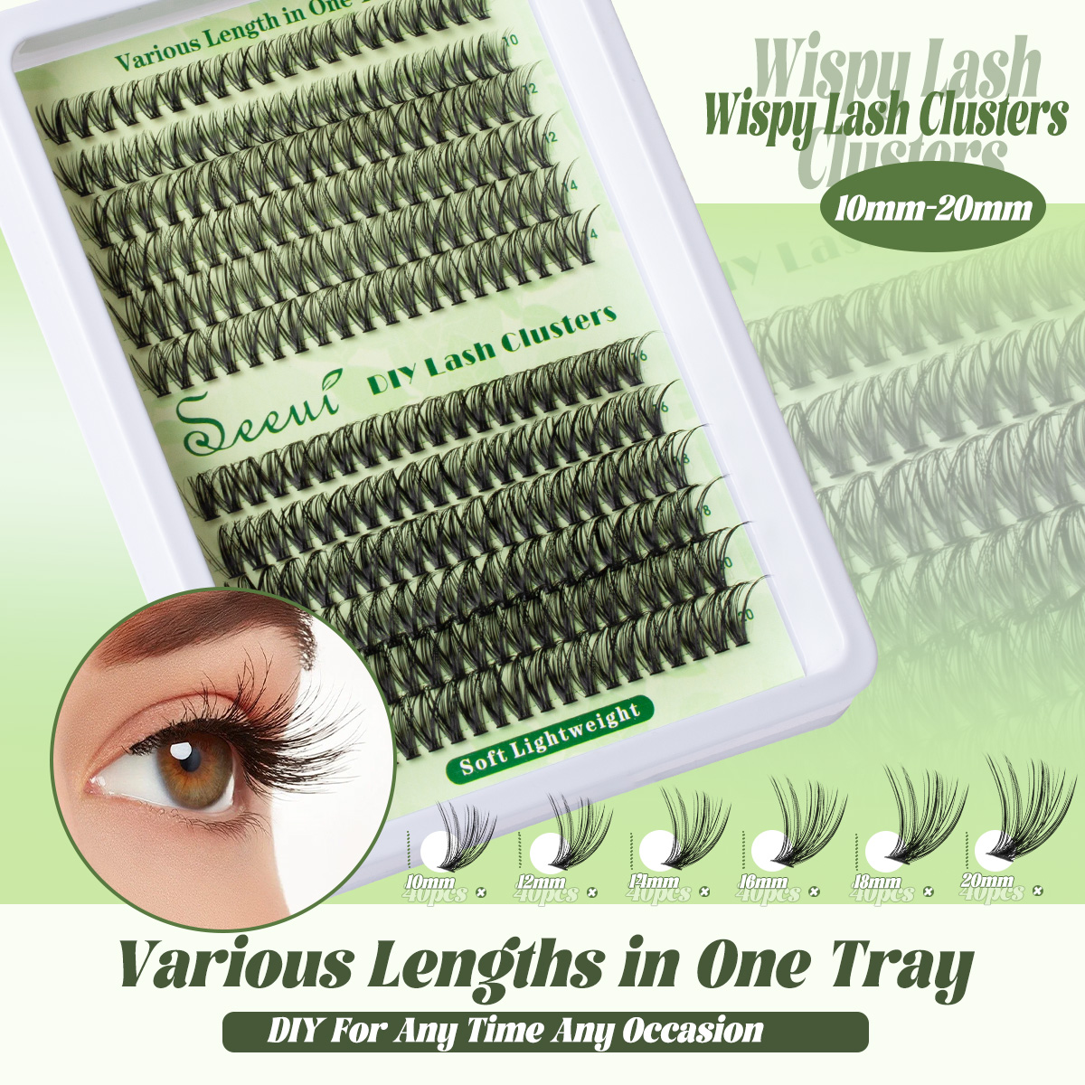 Cluster Lashes Kit Individual  – Eyelash Extension Volume Bewertung und Preis