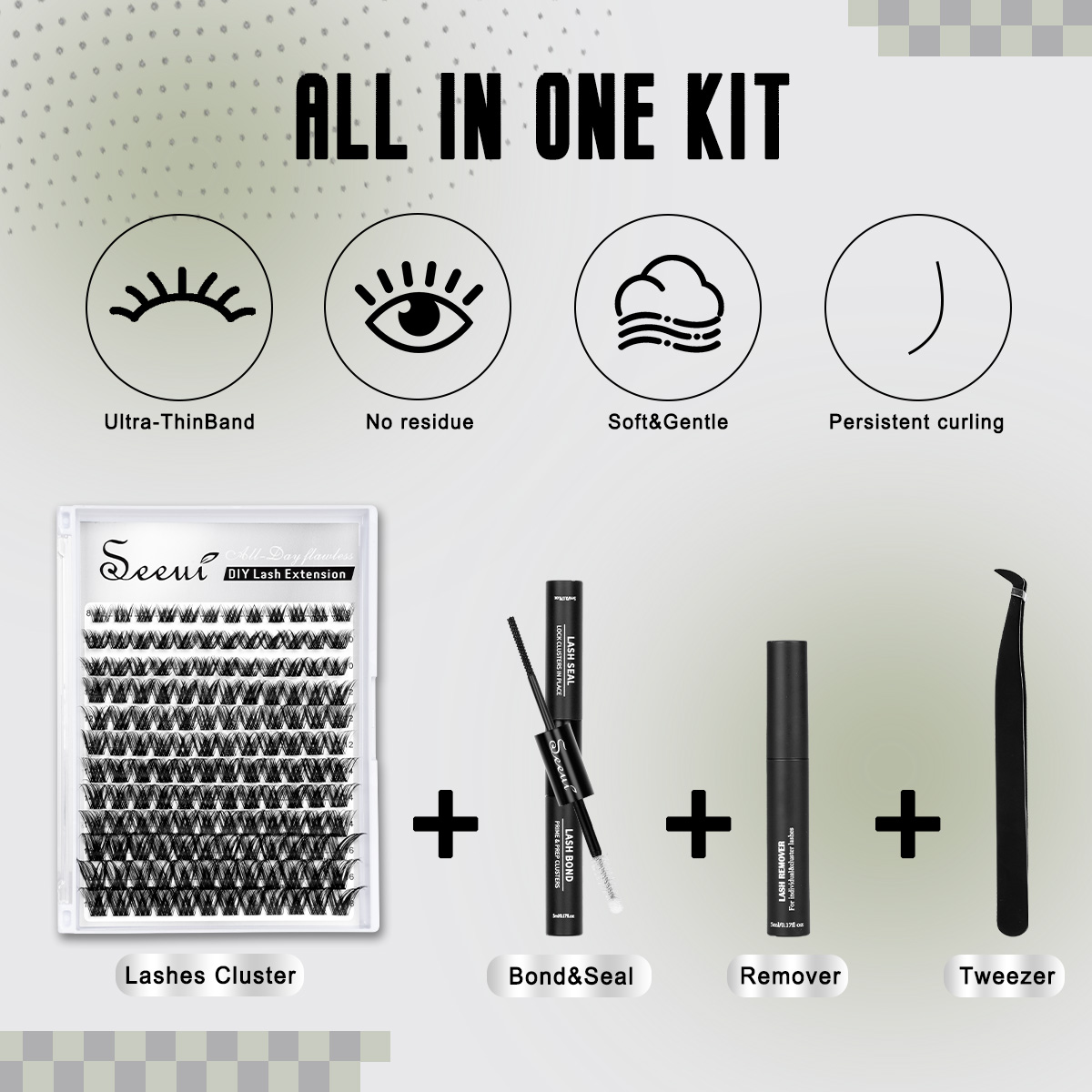 Lash Clusters Kit Thick Curl E – Eyelash Extension Full Set Bewertung und Preis