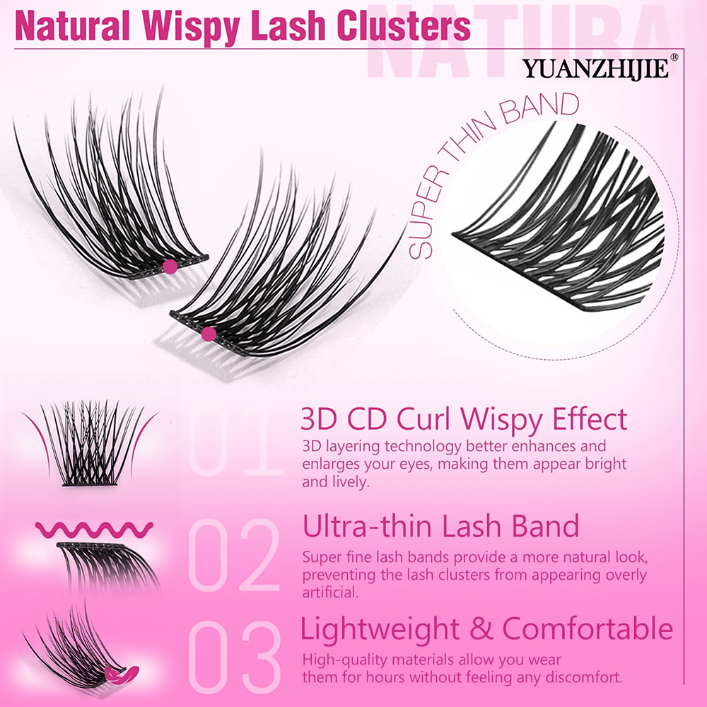 New Arrival YUANZHIJIE C D Cur – Eyelash Extension Hybrid Bewertung und Preis