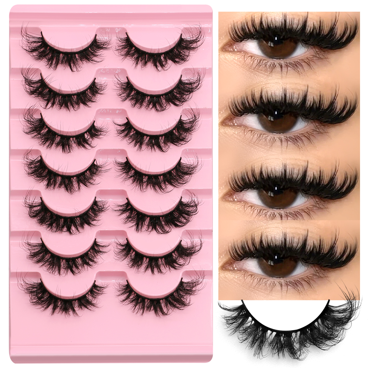 Lasvirey Fluffy Cat Eye Lashes – Eyelash Extension Volume Cat Eye Bewertung und Preis