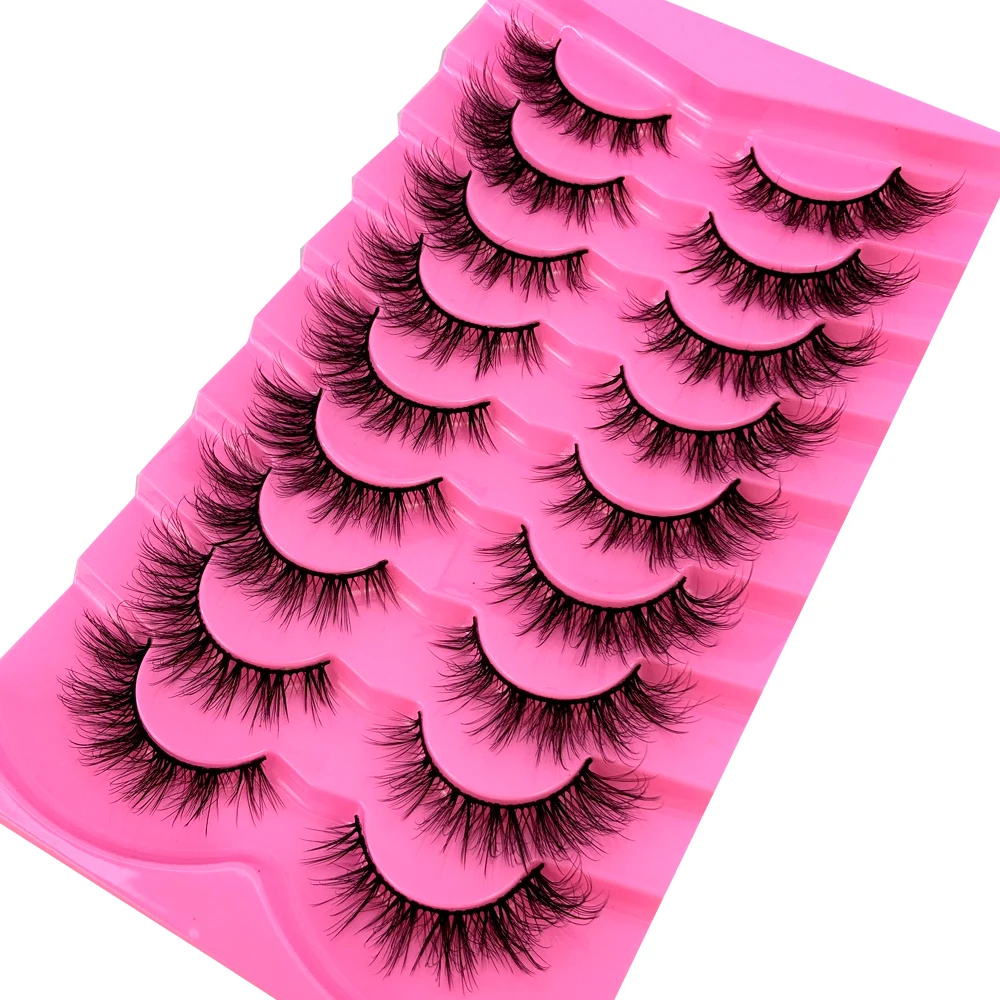 9Pairs Mink Lashes Fluffy Cat  – Eyelash Extension Volume Cat Eye Bewertung und Preis