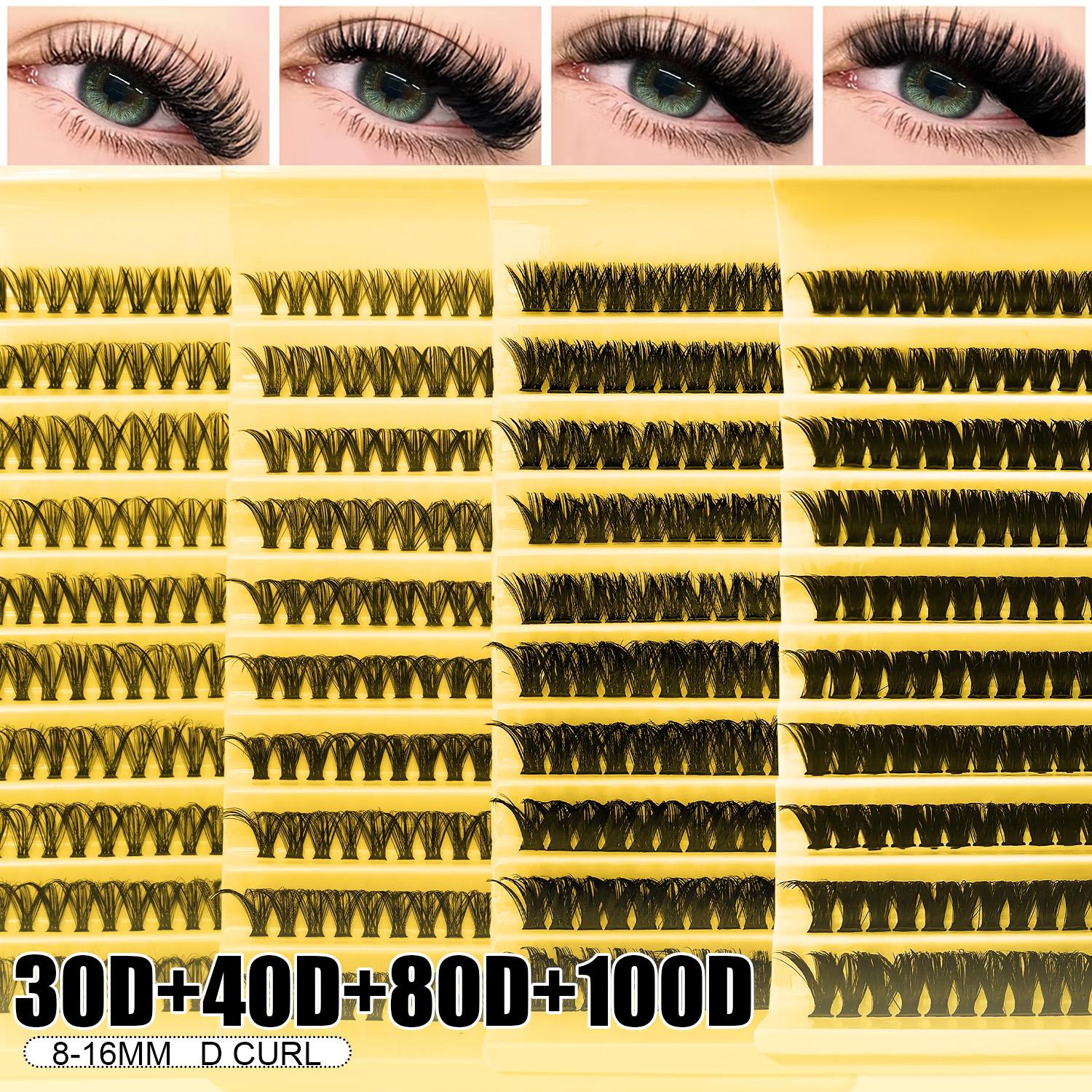 DIY Lash Clusters Kit - 30D/40 – Eyelash Extension Volume Bewertung und Preis
