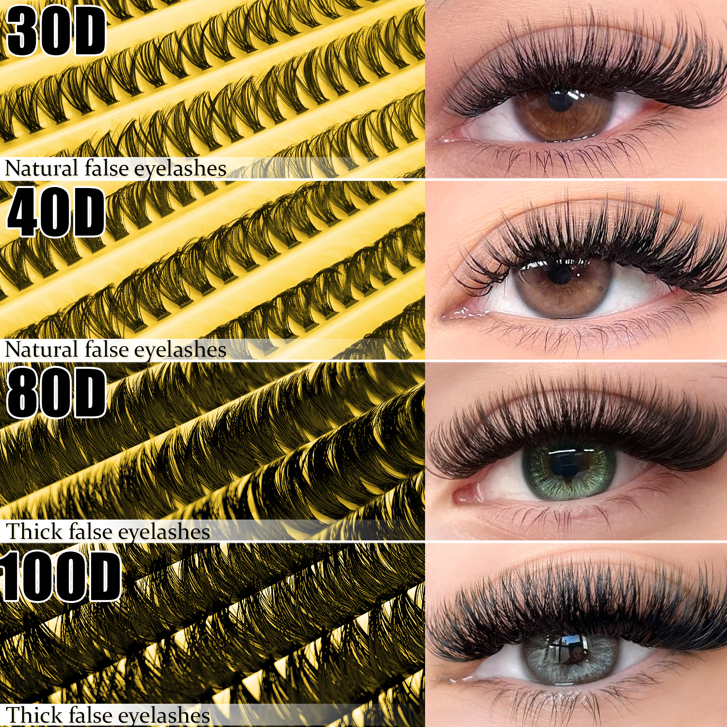 DIY Lash Clusters Kit - 30D/40 – Eyelash Extension Volume Bewertung und Preis