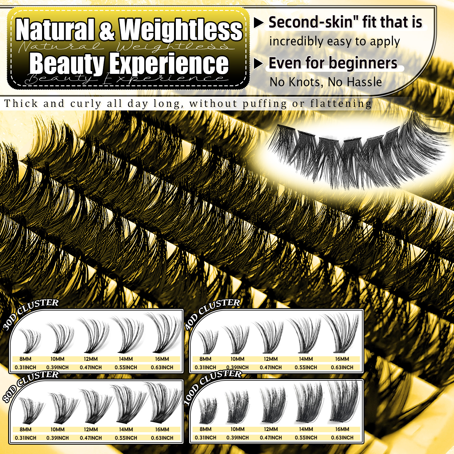 DIY Lash Clusters Kit - 30D/40 – Eyelash Extension Volume Bewertung und Preis