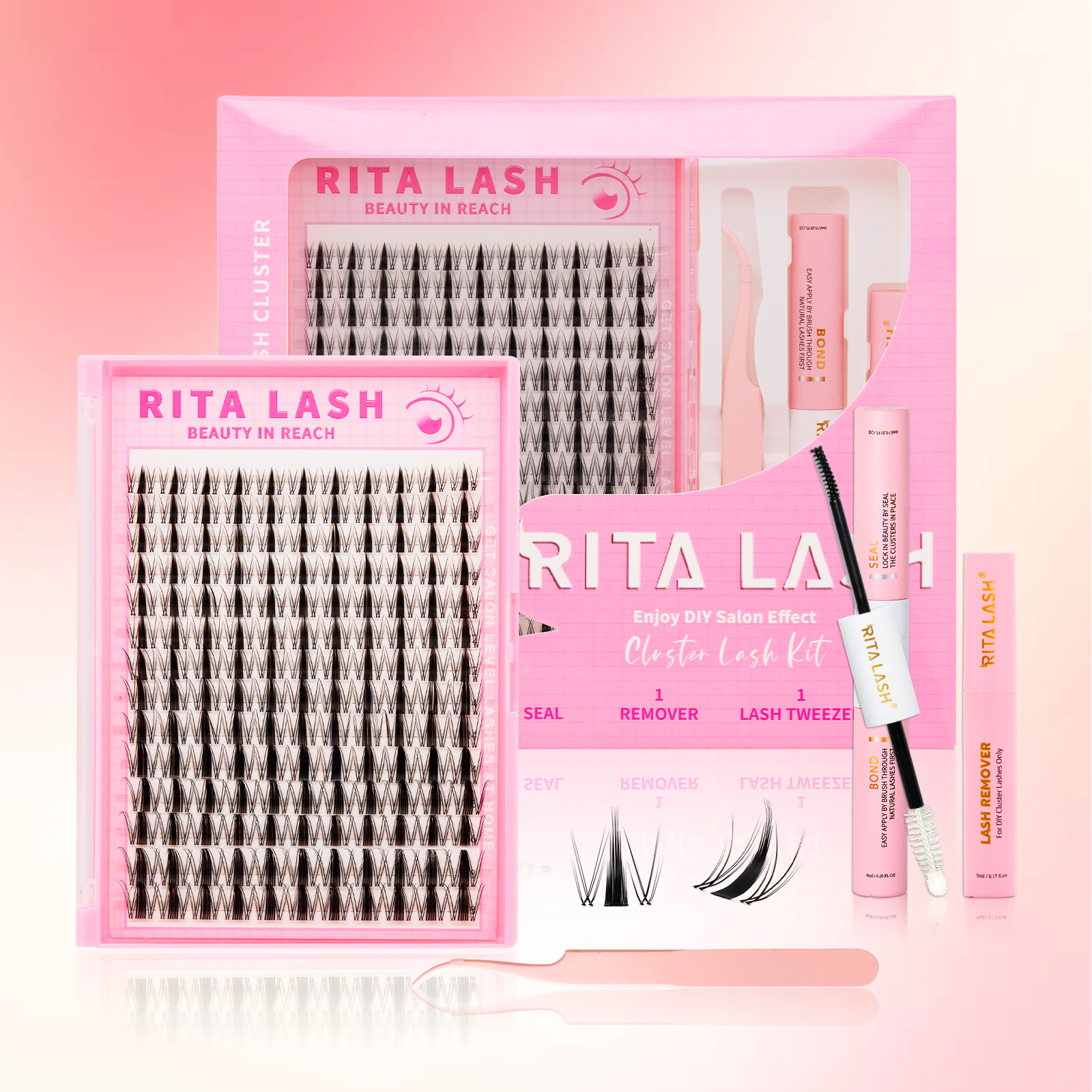 RITALASH 154pcs D Curl Cluster – Eyelash Extension Volume Bewertung und Preis