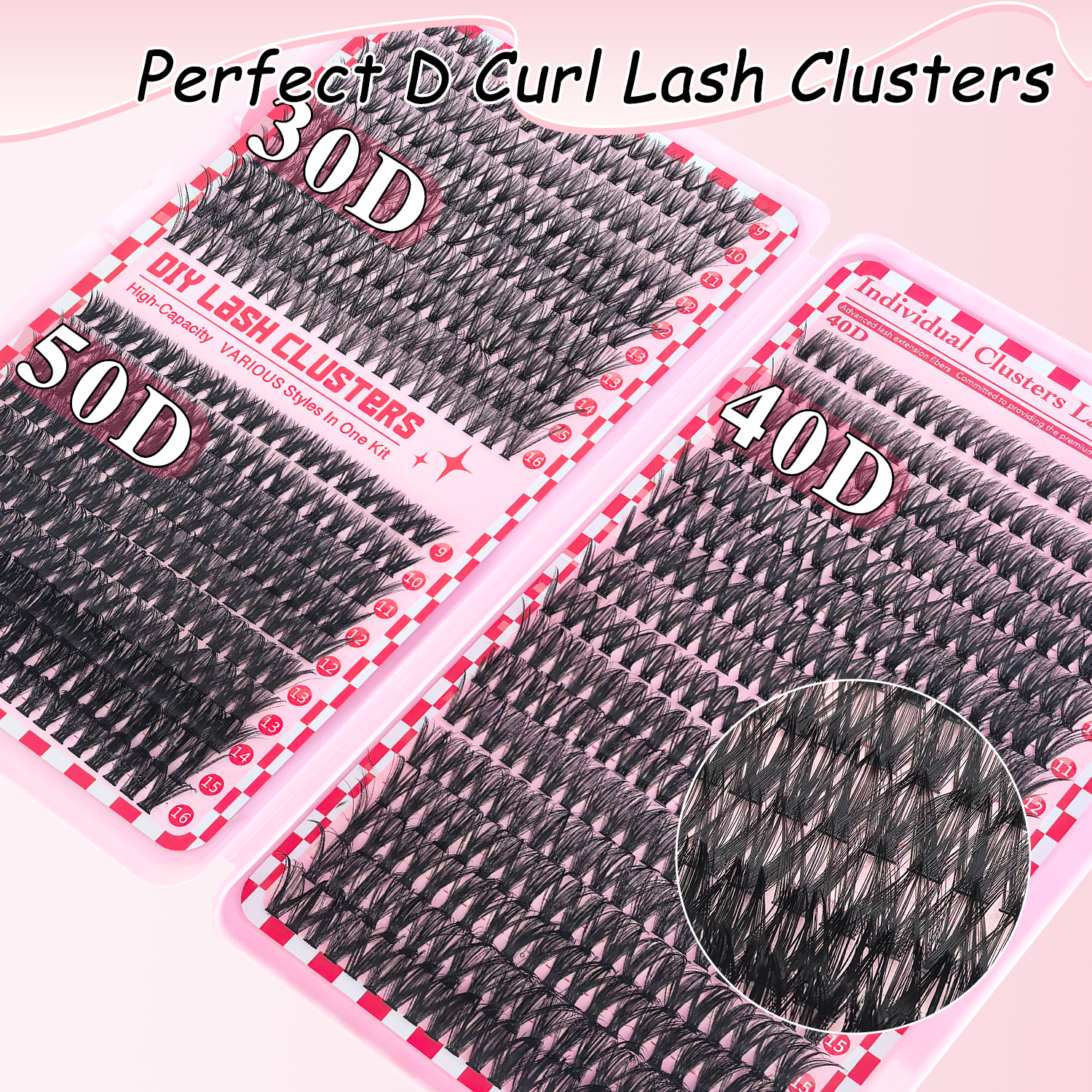 30D40D50D80D DIY Eyelash Exten – Eyelash Extension Full Set Bewertung und Preis