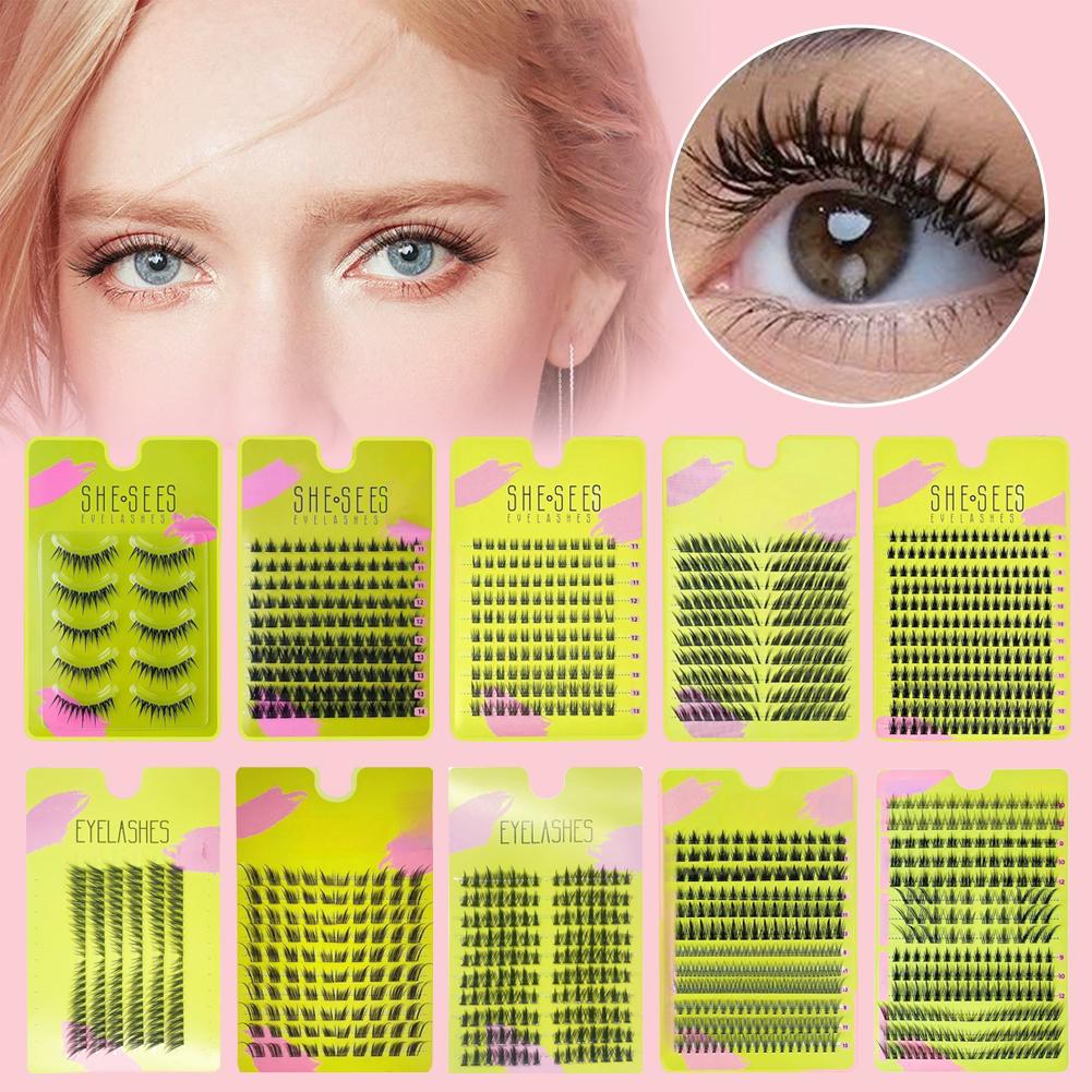 Natural Cluster False Eyelashe – Eyelash Extension Volume Cat Eye Bewertung und Preis