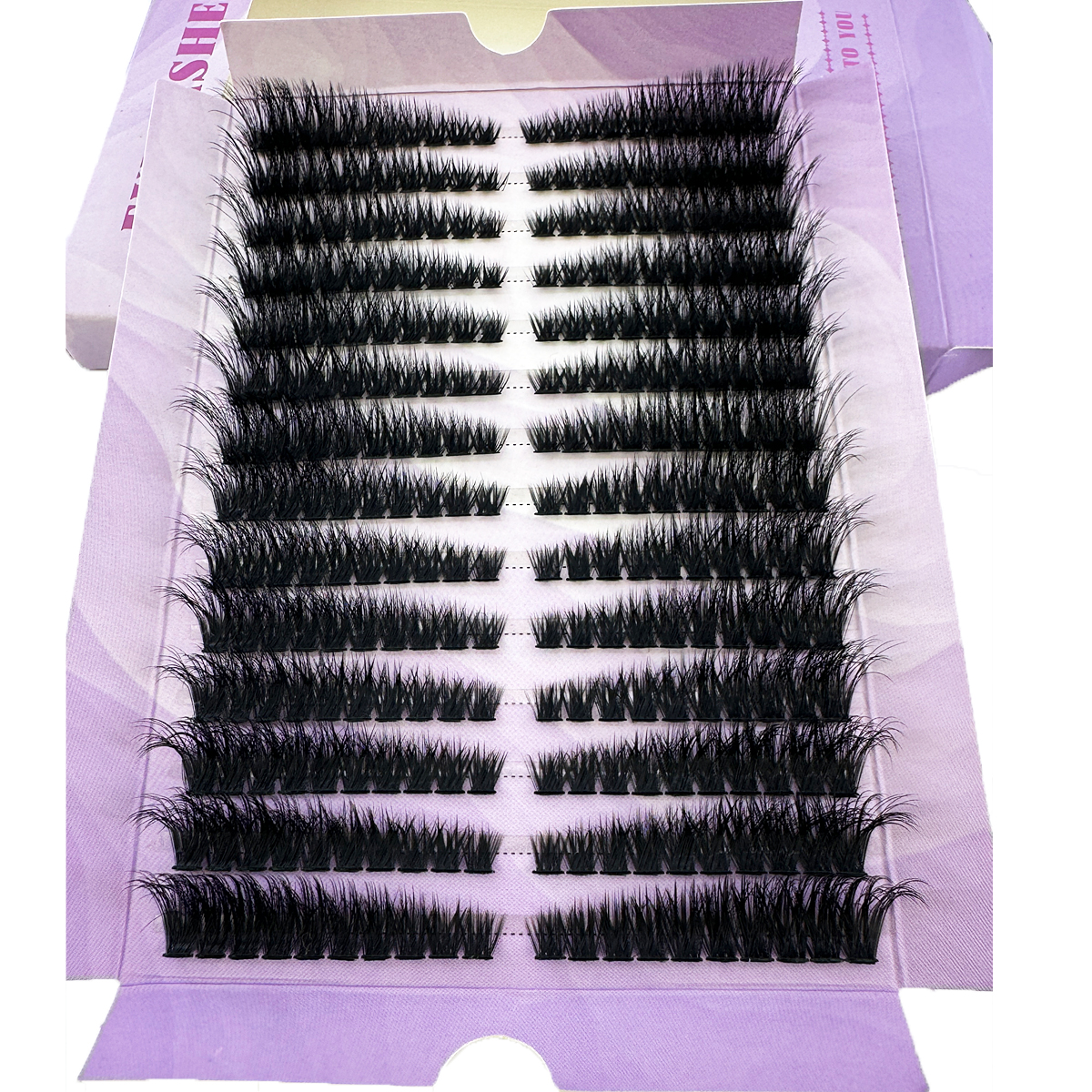 14Rows Fluffy Lash Clusters Th – Eyelash Extension Volume Cat Eye Bewertung und Preis