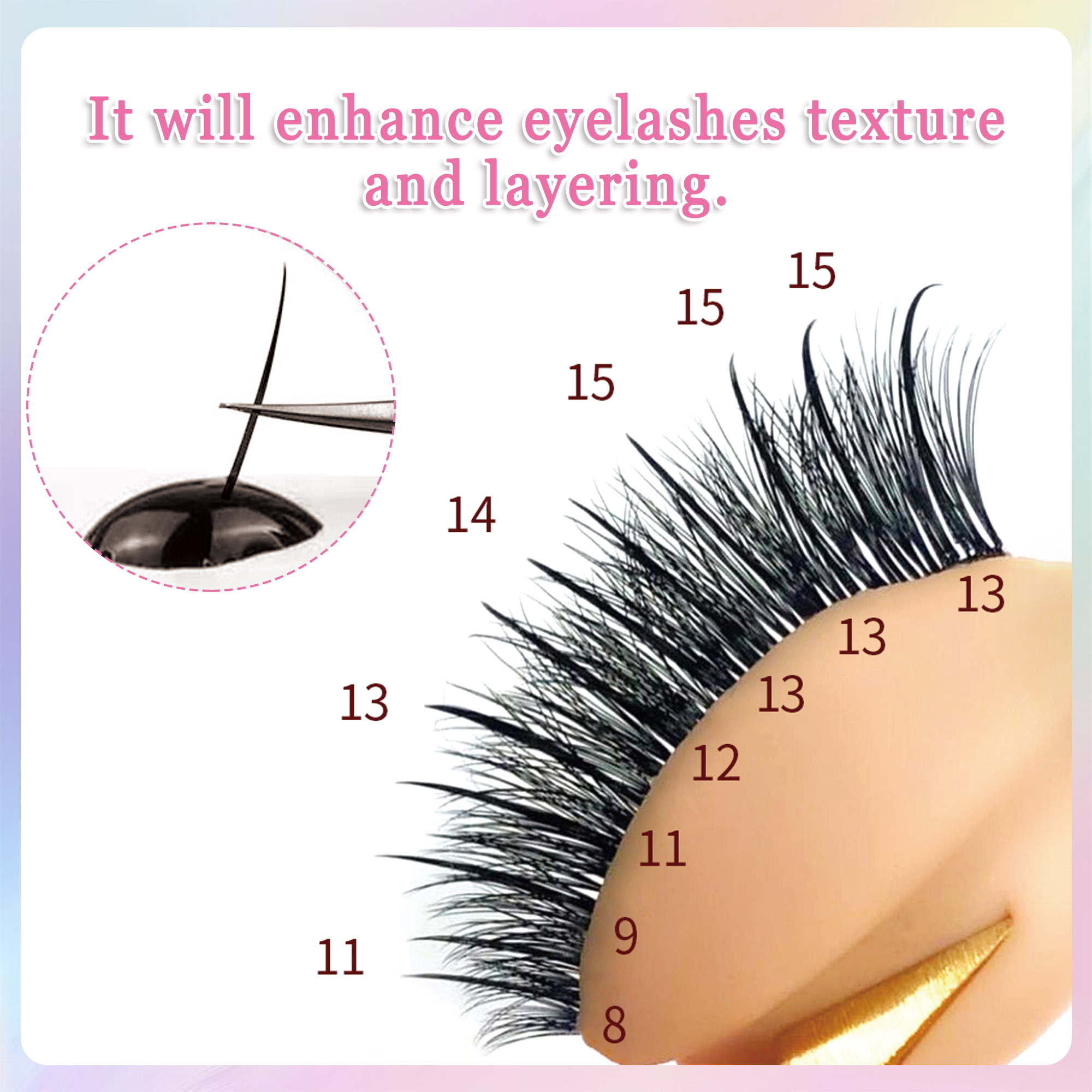 Wispy Spikes A Shape DIY Eyela – Eyelash Extension Wet Look Bewertung und Preis